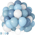 Dusty Blue Balloons by Paeyeq