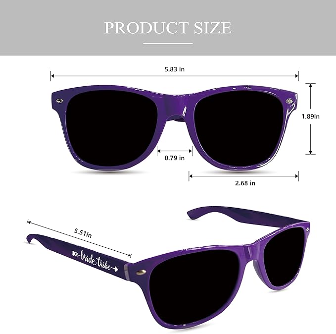 LADY&HOME 10 Pack Bachelorette Party Sunglasses Favors, Bridesmaid and Bride - Image 4