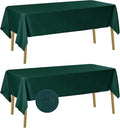 Fokitut 2 Pack Waterproof Rectangle Tablecloth, 60x120 Inch, Stain Resistant by BalsaCircle