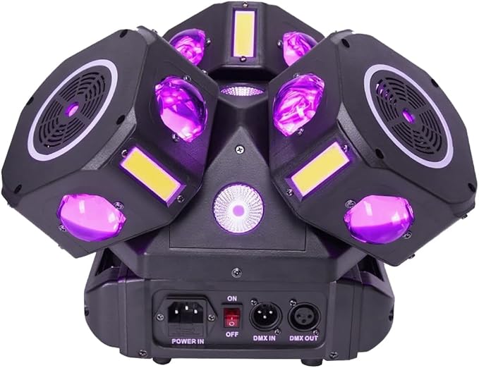 Moving Head DJ Lights for Parties, 16X10W RGBW 4-in-1 Party Light by GNCNSHK