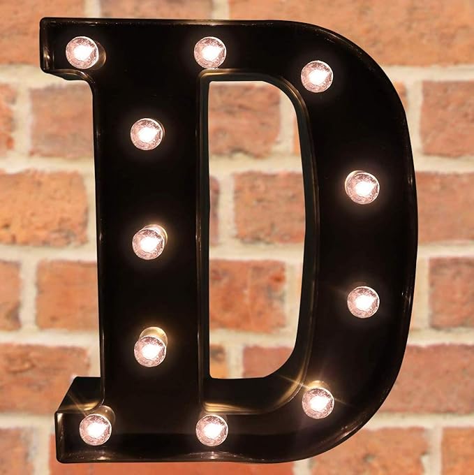 Decorative LED Illuminated Letter Marquee Sign - Image 8