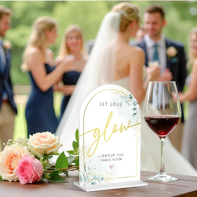 Acrylic Wedding Sign Set for Ceremony & Reception - Image 4