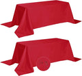 Fokitut 2 Pack Waterproof Rectangle Tablecloth, 90x156 Inch, Stain Resistant by BalsaCircle