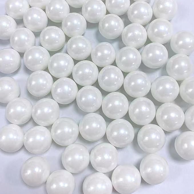 Sentovac 14mm White Pearl Sprinkles Large Edible Cake Decorating Sugar Candy - Image 2