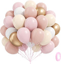 60pcs Dusty Pink Balloons 12inch by Leraqertra