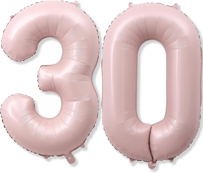 Light Pink 30th Birthday Balloon by KAINSY