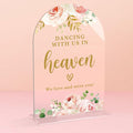 Acrylic Wedding Signs, Bridal Shower Decorations, Modern Calligraphy Arch by KongMoTree