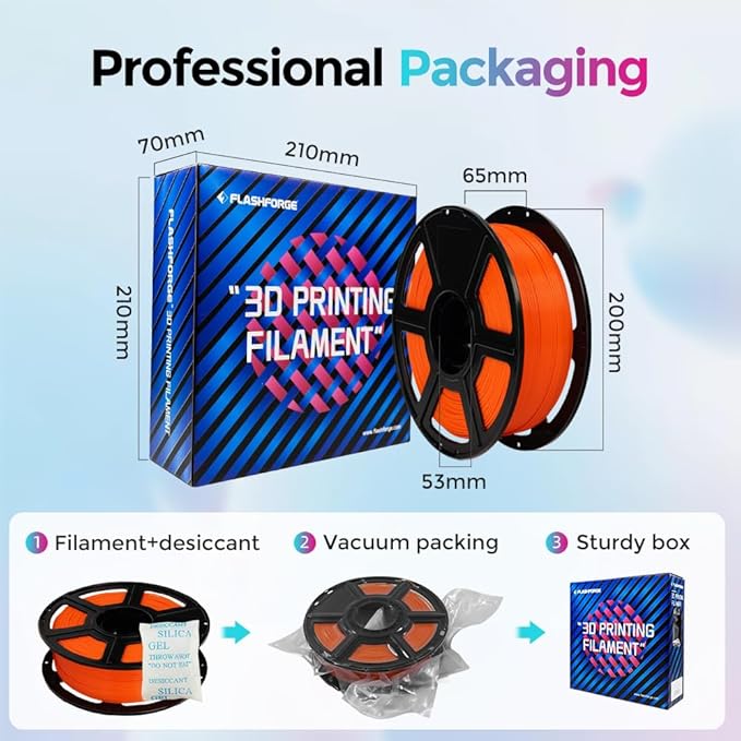FLASHFORGE Rapid PLA Filament 1.75mm, High Flow Speedy 3D Printer Filament - Image 6