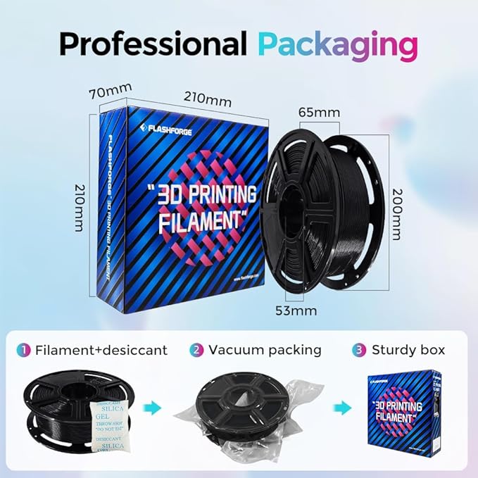 FLASHFORGE Rapid PLA Filament 1.75mm, High Flow Speedy 3D Printer Filament - Image 6