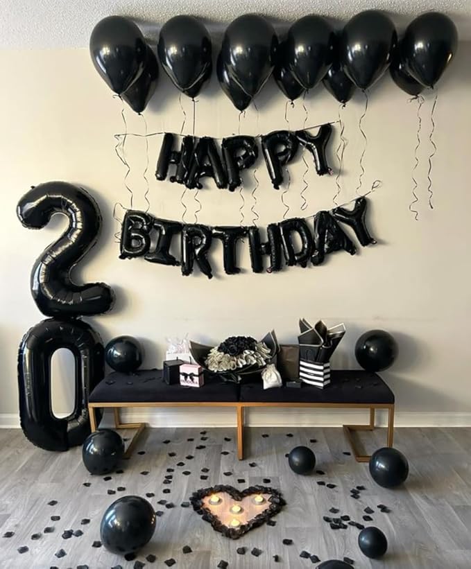 Black Number 70 Balloon, 40 Inch, Birthday Party Decorations, Anniversary & - Image 6