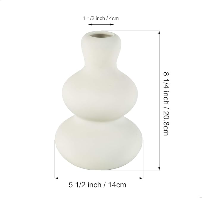 Ceramic Vase for Decor, Modern Vases for Home Decor Living Room, Centerpiece - Image 6