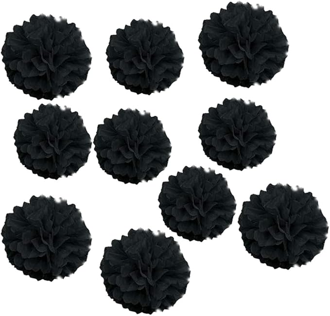 10pcs 8in 10in Paper Pom Poms by Yangeey
