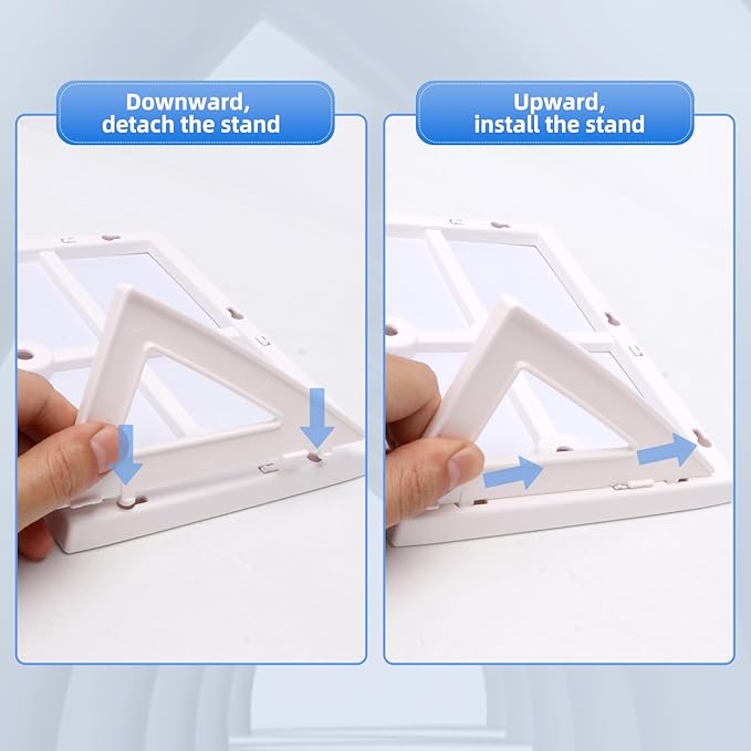 2 pcs Magnetic Dry Erase Board White Board, 8.3'' x 5.8'', Small Stand-Up or - Image 5