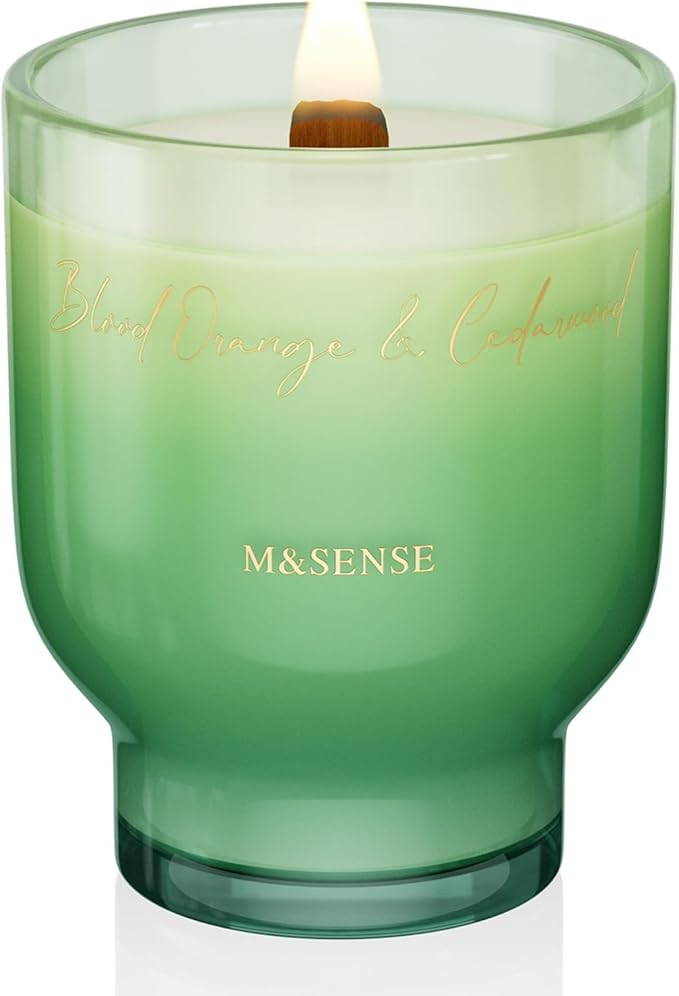 M&SENSE 16.6oz Natural Soy Large Jar Candle by MSENSE