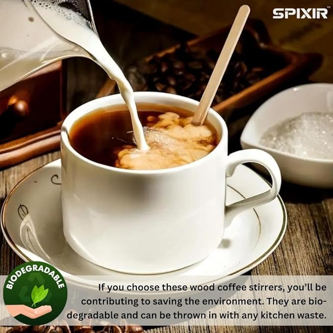 Coffee Stirrers Disposable Wooden Coffee Stir Sticks - Image 7