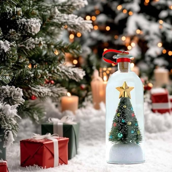 Christmas Tree Message in a Bottle, Recordable Christmas Tree Voice Message - Image 3