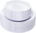 KIRE 60PCS White Disposable Plates by KIRE