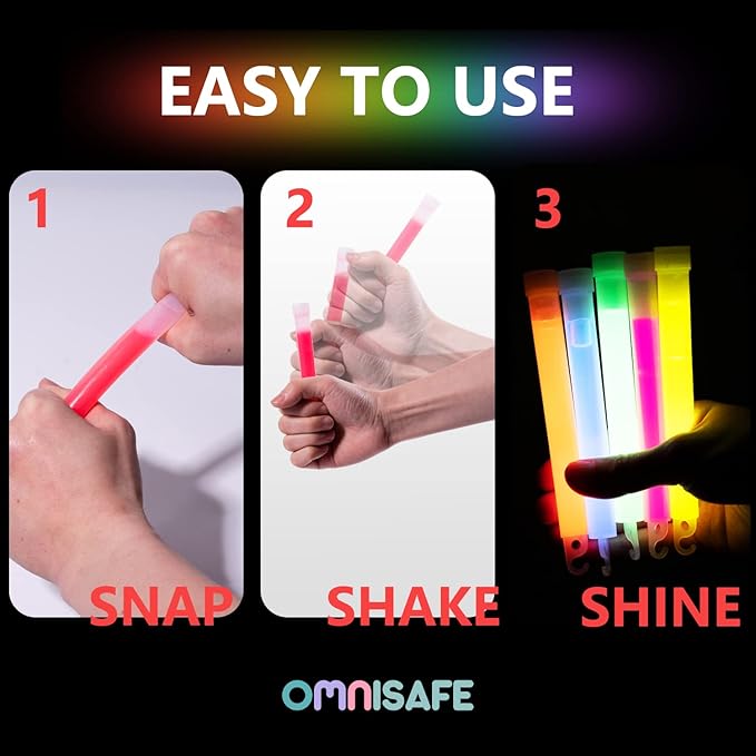 24 Ultra Bright Large Glow Sticks - Image 5
