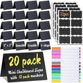 20 Pack Mini Chalkboard Signs Food Labels by YZLIANGYUAN