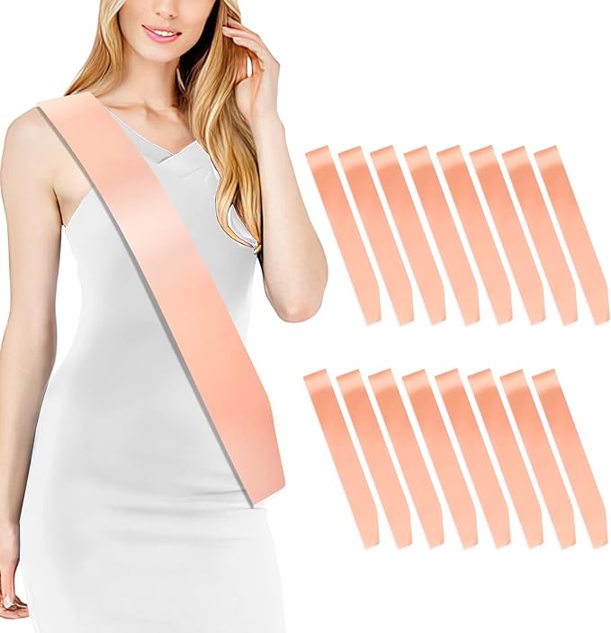 16 Pcs Satin Sash by Rinacci