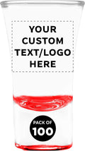 Custom 2 oz. Lord Shooter Etched Shot Glasses, 100 pack, Personalized Text by DISCOUNTPROMOS