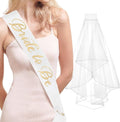 xo, Fetti Bachelorette Party Sash + Veil by xoFetti