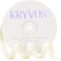 Beige Satin Ribbon 3/8 inch X Continuous 50 Yards, Single Face Polyester Ribbon by Kryvusribbon