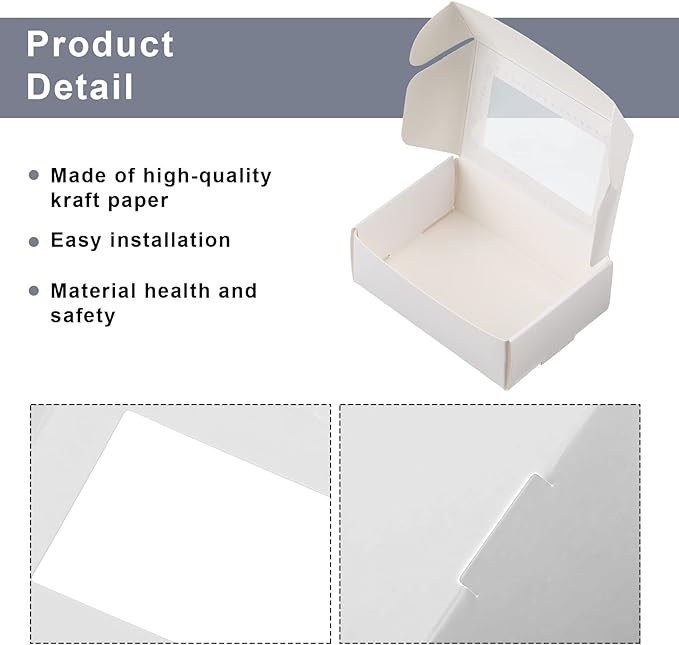 Zonon 30 Pcs Soap Boxes for Homemade Packaging, Mini Kraft Treat Boxes - Image 7