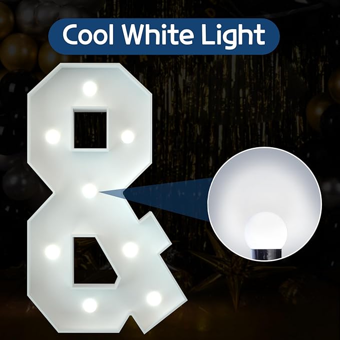 Marquee Letters 3 Feet Tall Large Light Up Letters Baby Shower Decorations - Image 2