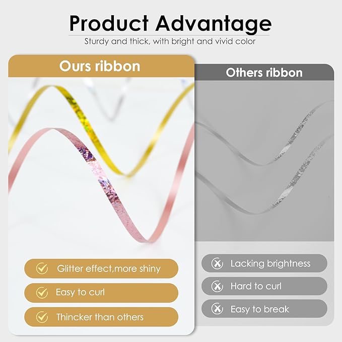 Rose Gold Curling Ribbon - Image 6