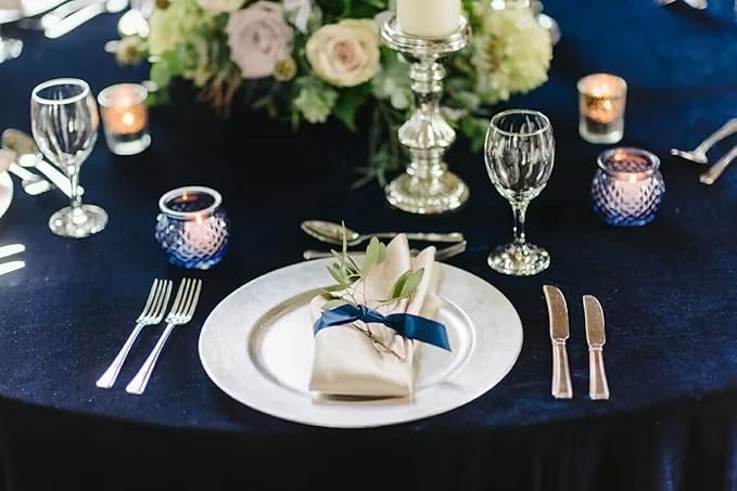 Velvet Table Runner, 10ft Luxurious Wedding Reception Decorations Soft Velvet - Image 4