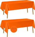 Fokitut 2 Pack Waterproof Rectangle Tablecloth, 60x84 Inch, Stain Resistant and by BalsaCircle