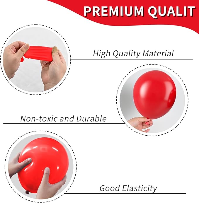 Light Pink and Red Balloons - Image 7