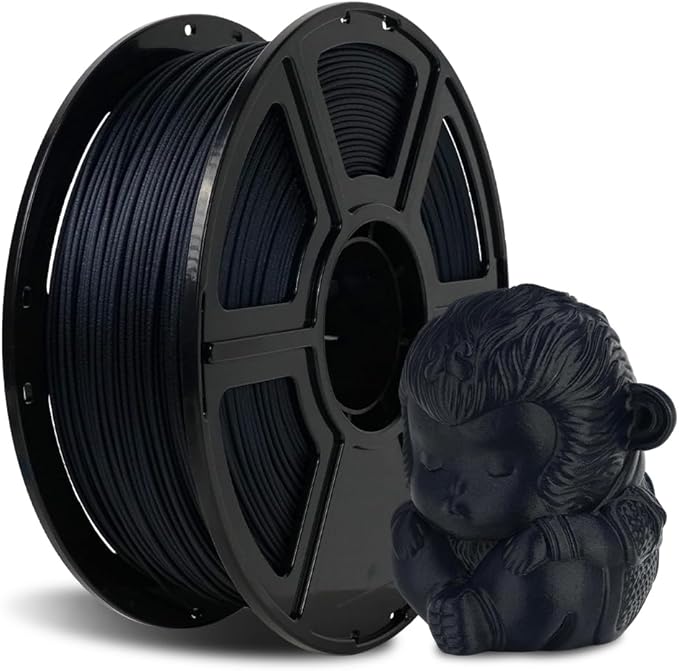 FLASHFORGE Carbon Fiber PLA Filament 1.75mm, Carbon Fiber Reinforced PLA 3D by FLASHFORGE
