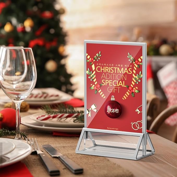 Clear Acrylic Sign Holder 4X6 - Image 6