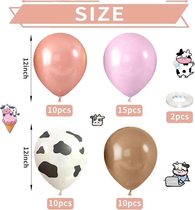 Cow Print Balloons - Image 2