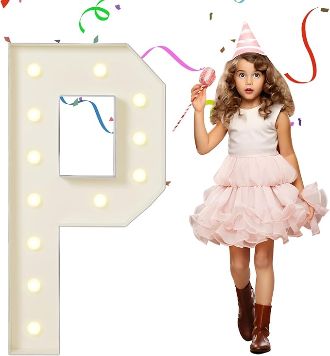 EUFONY Marquee Letters 4 Feet Tall, 4 FT Marquee Light Up Letters, Giant Light by eufony