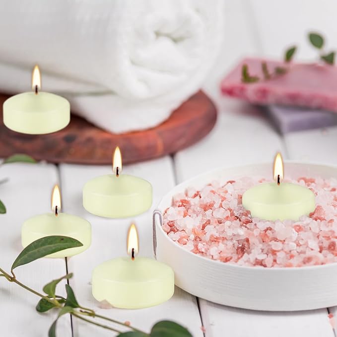 12 Pcs 2 - inch Floating Candles, Smokeless and Unscented, Burns Continuously - Image 5