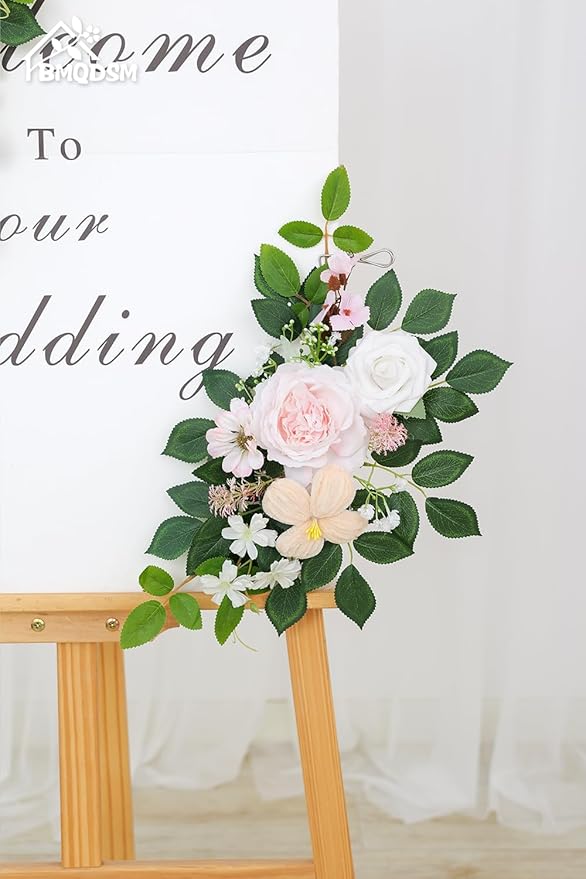 Pack of 2 Faux Flowers, Wedding Arch Flowers, Wisteria Hanging Flowers - Image 4