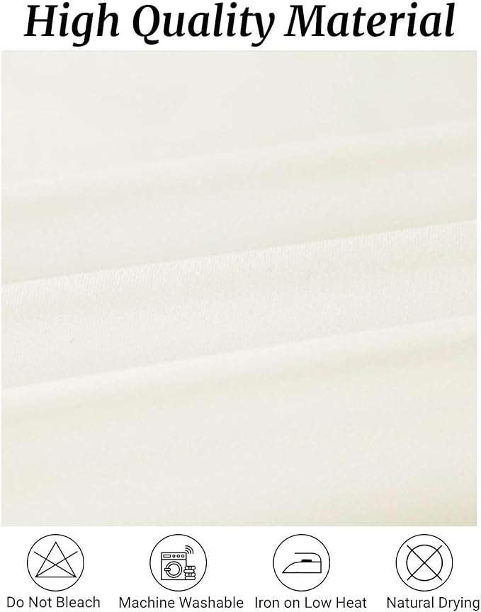 Fokitut 6 Pack Round Tablecloth, 108 Inch, Stain Resistant and Wrinkle - Image 2