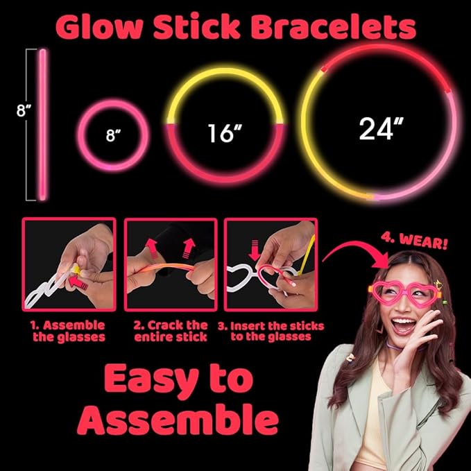 ArtCreativity Glow in the Dark Bracelets and Glasses - Image 6