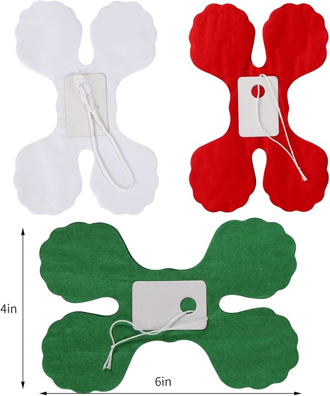 Red-Green White Party-Decorations Christmas Streamers-Garland - Image 4