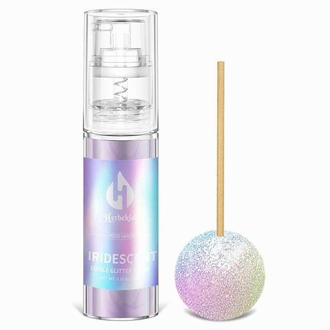 Iridescent Edible Glitter by Herbeklab