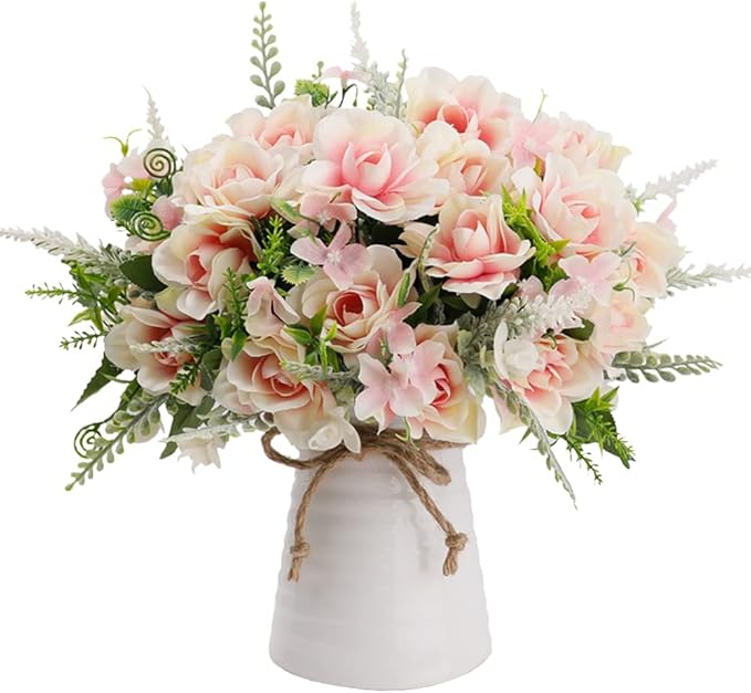 LESING Artificial Flowers with Vase by LESING