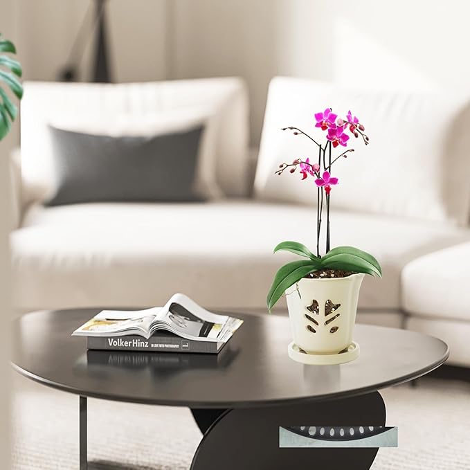 Ceramic Orchid Pot 4 Inch, Orchid Pots - Image 3