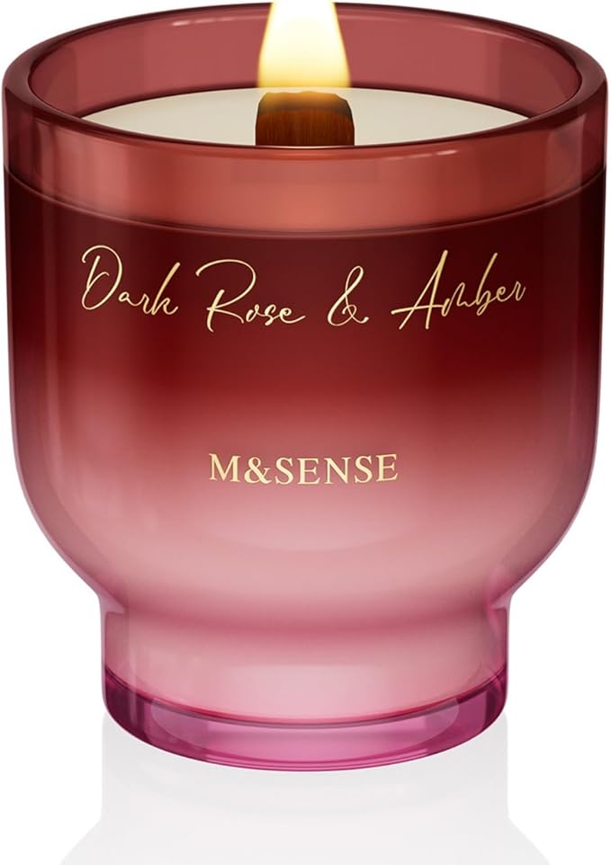 M&SENSE 9.88oz Natural Soy Wax Jar Candle by MSENSE