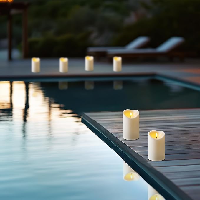 Amagic 4” x 6” Waterproof Outdoor Flameless Candles - Image 5