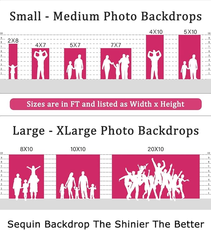 ShiDianYi Sequin Backdrop 10FTX10FT Blue Sparkle Backdrops - Image 6