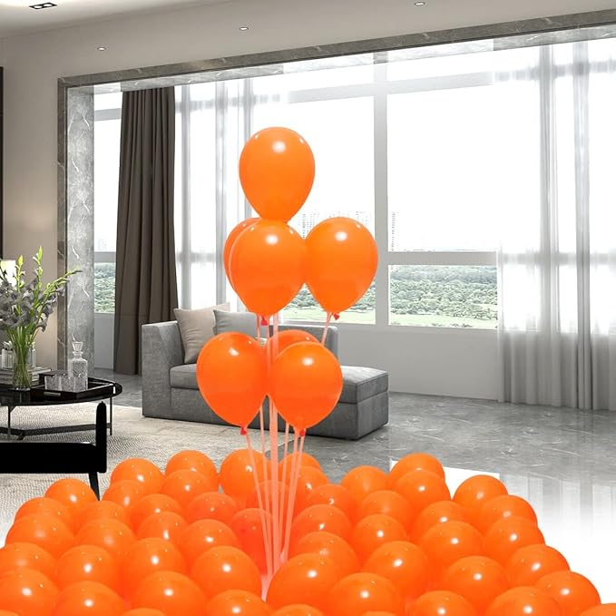 400 Pack 5 Inch Orange Latex Balloons Helium Balloons Party Balloons by BAOKUANHU