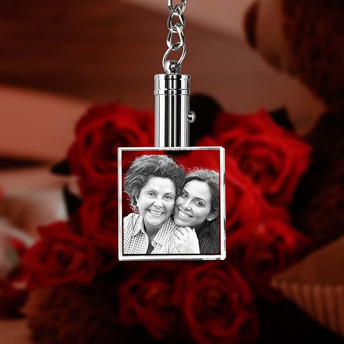 ArtPix 3D Crystal Photo Custom Keychain Picture, Customized Personalized Gift - Image 6
